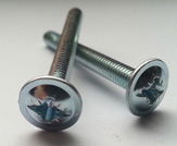 DIN 967 Bútorfogantyú csavar, D-fejű peremes kereszthornyos, 4.8, Horganyzott, M 4x22 termék fő termékképe