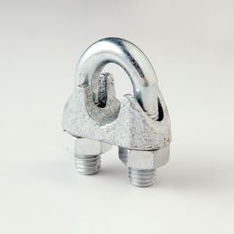 DIN 741 Kötélszorító bilincs, Acél, Horganyzott, 10 (9-10mm sodronyhoz) termék fő termékképe