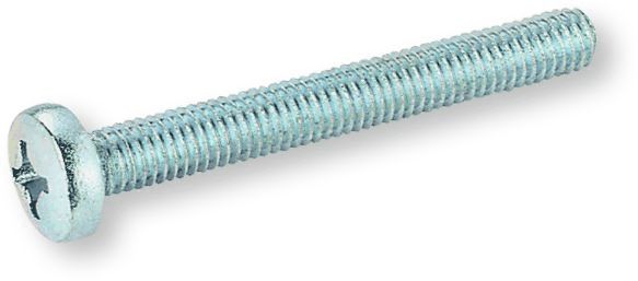 DIN 7985 Domború fejű kereszthornyos csavar, 4.8, Horganyzott, M 8x12 termék fő termékképe