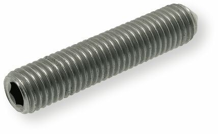 DIN 914 Belső kulcsnyilású hernyócsavar kúpos véggel, 45H, Natúr, M 5x25 termék fő termékképe