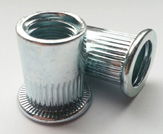 Szegecsanya, peremes, rovátkolt A2, rozsdamentes M 8x16 (0,5-3mm-ig) termék fő termékképe